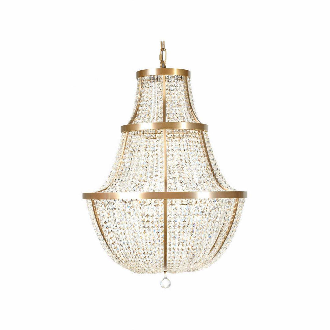 Crystal Baller 12 Light Pendant in Antique Bronze Varaluz