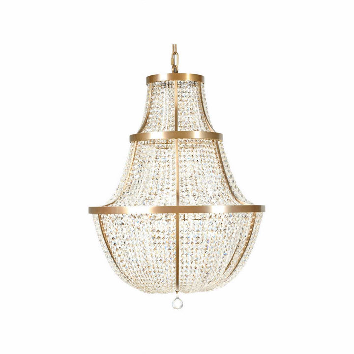 Crystal Baller 12 Light Pendant in Antique Bronze Varaluz