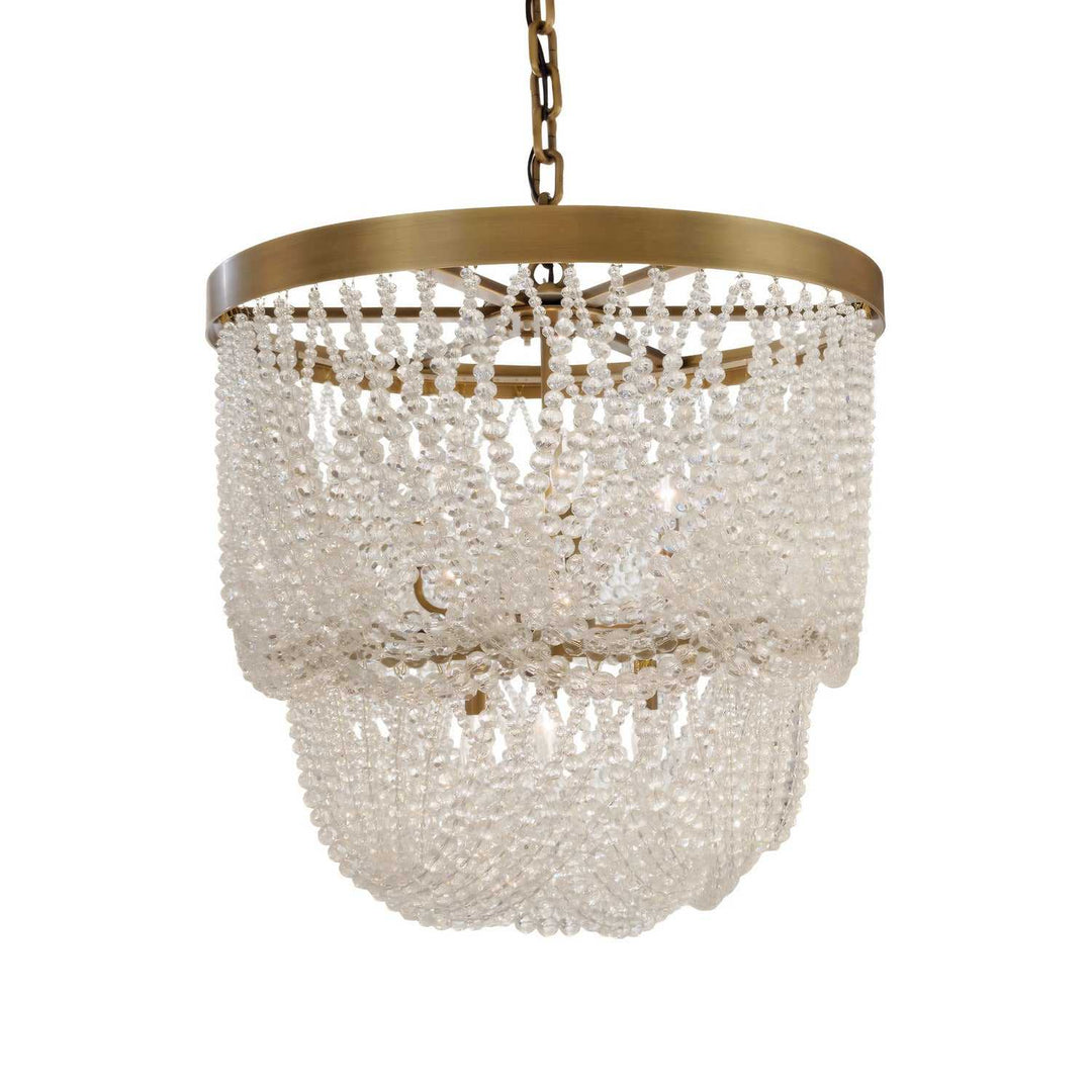 Solaire Six Light Pendant in Antique Bronze Varaluz