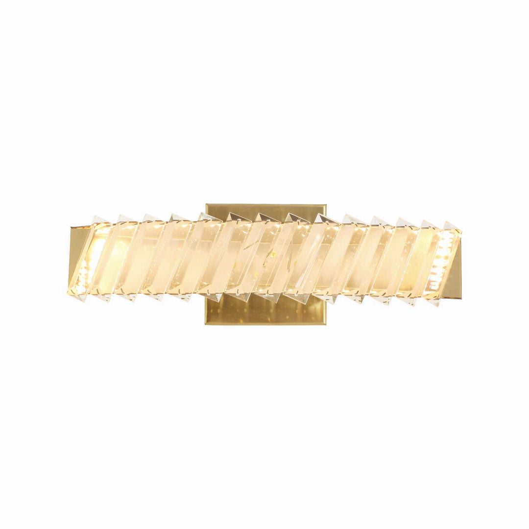 Golden Ratio LED Wall Sconce in Satin Gold Varaluz