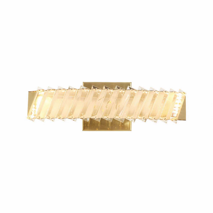 Golden Ratio LED Wall Sconce in Satin Gold Varaluz