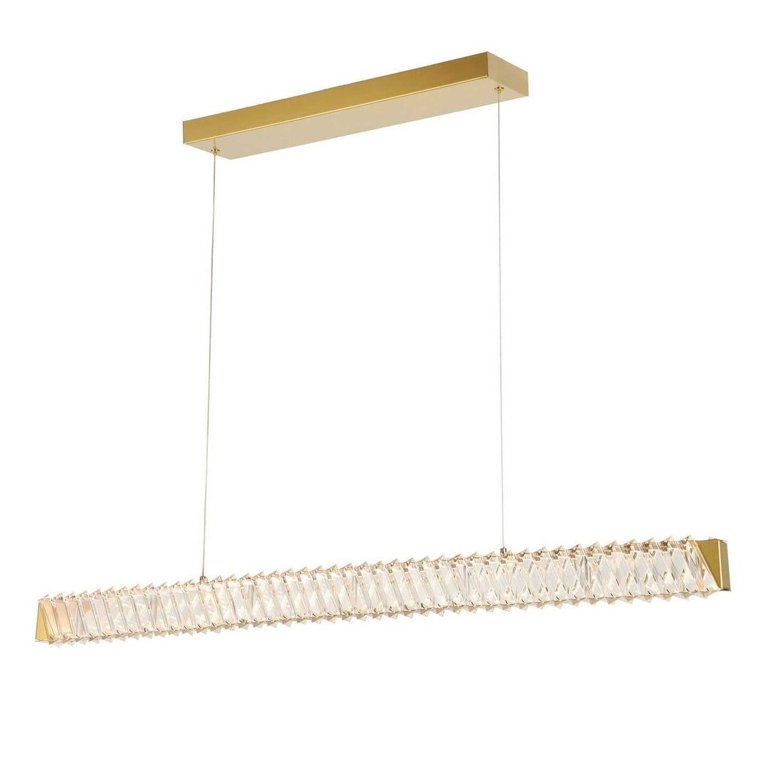 Golden Ratio LED Pendant in Satin Gold Varaluz