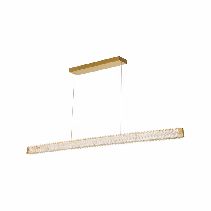 Golden Ratio LED Pendant in Satin Gold Varaluz