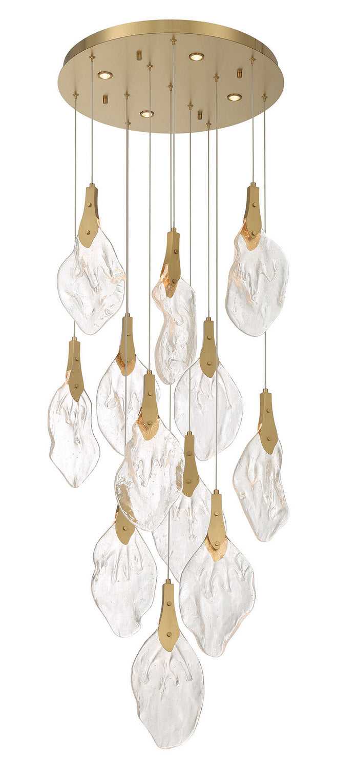 Jateo LED Chandelier in Gold Eurofase Canada