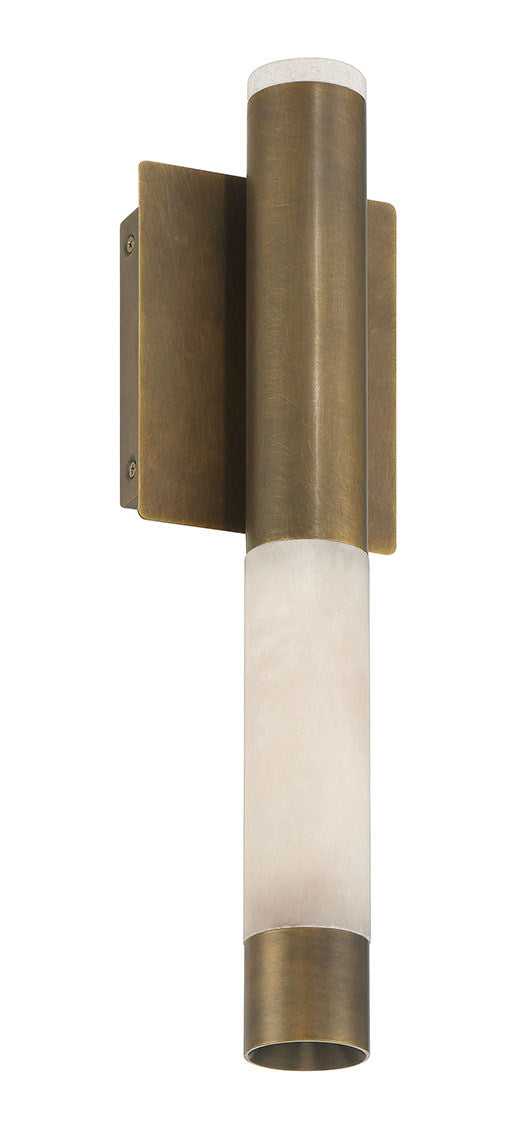 Ronda LED Wall Sconce in Weathered Brass Eurofase Canada