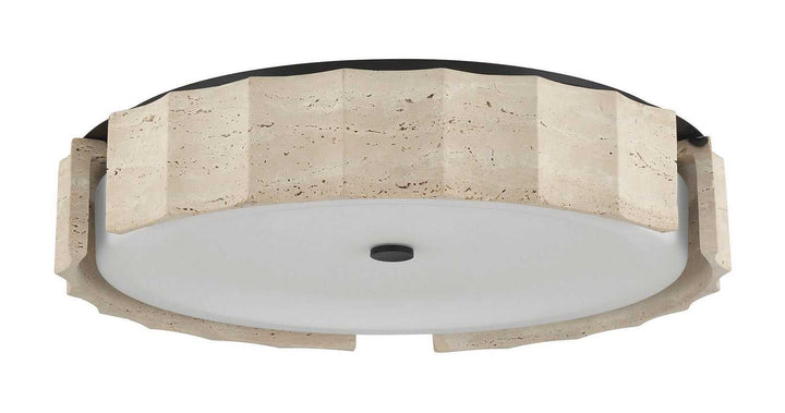 Roslington LED Flush Mount in Matte Black Eurofase Canada