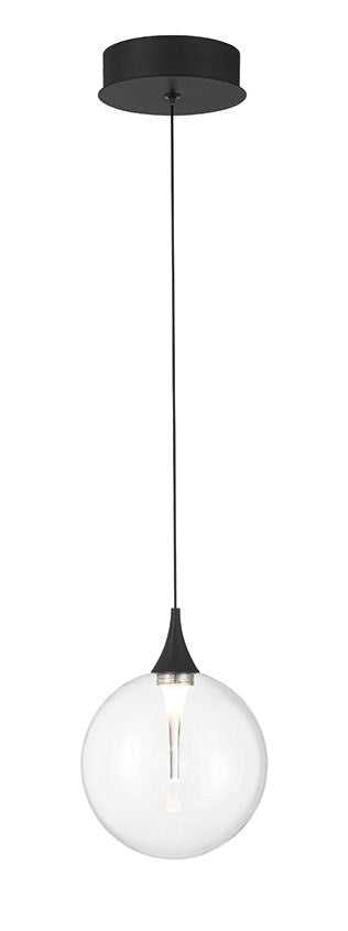 Iissa LED Pendant in Matte Black Eurofase Canada