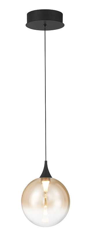 Iissa LED Pendant in Matte Black Eurofase Canada