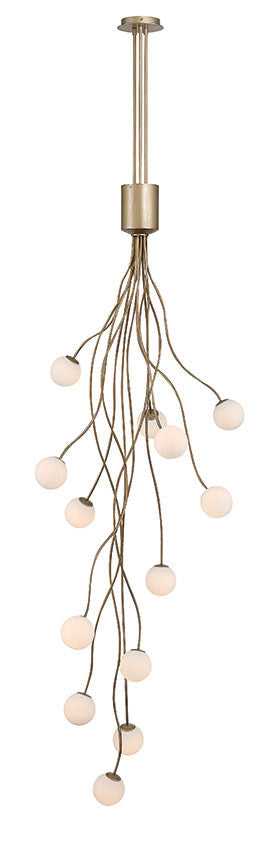 Athena LED Chandelier in Antique Gold Eurofase Canada