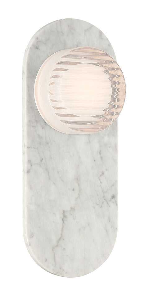 Sternn LED Wall Sconce in Marble White Eurofase Canada