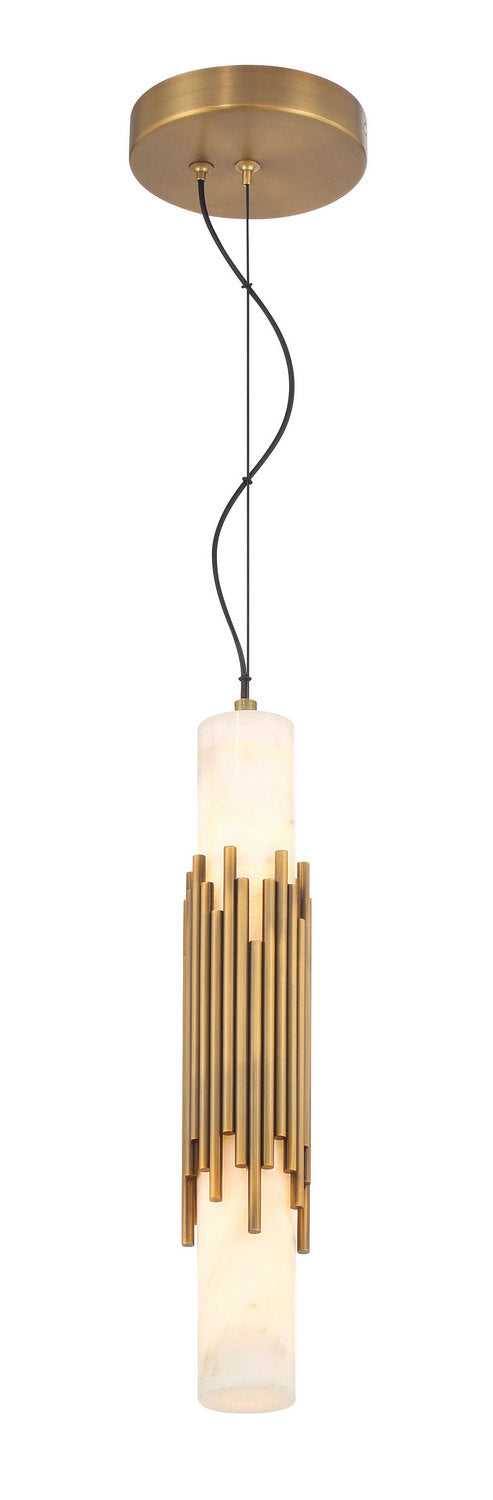 Venna LED Pendant in Antique Brass Eurofase Canada
