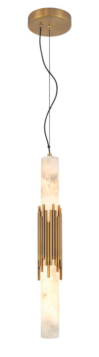 Venna LED Pendant in Antique Brass Eurofase Canada