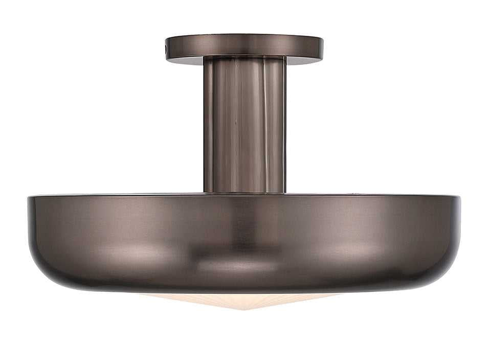Macey LED Semi-Flush Mount in Harlow Bronze Eurofase Canada