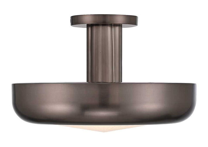 Macey LED Semi-Flush Mount in Harlow Bronze Eurofase Canada