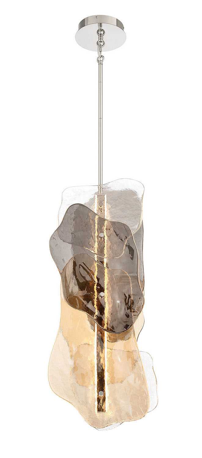 Grotto LED Pendant in Polished Nickel Eurofase Canada