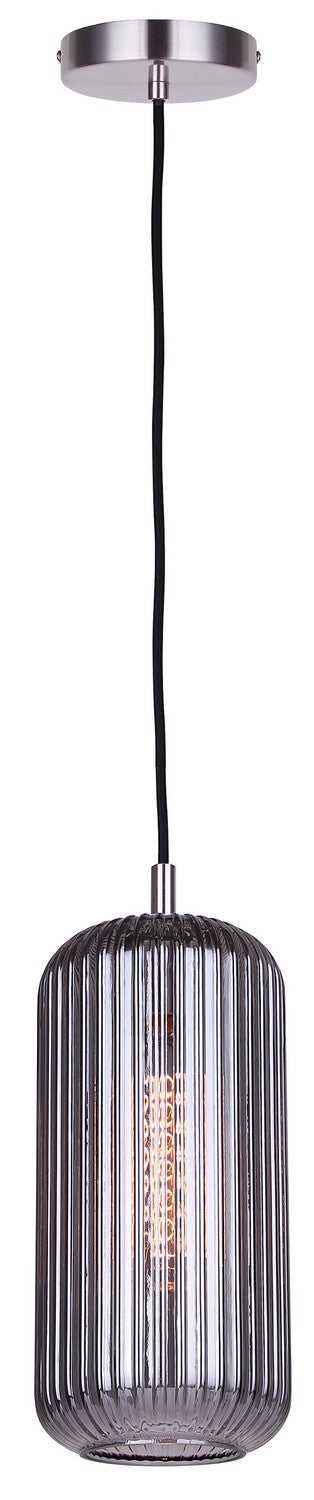 Malek One Light Pendant in Brushed Nickel Canarm Canada