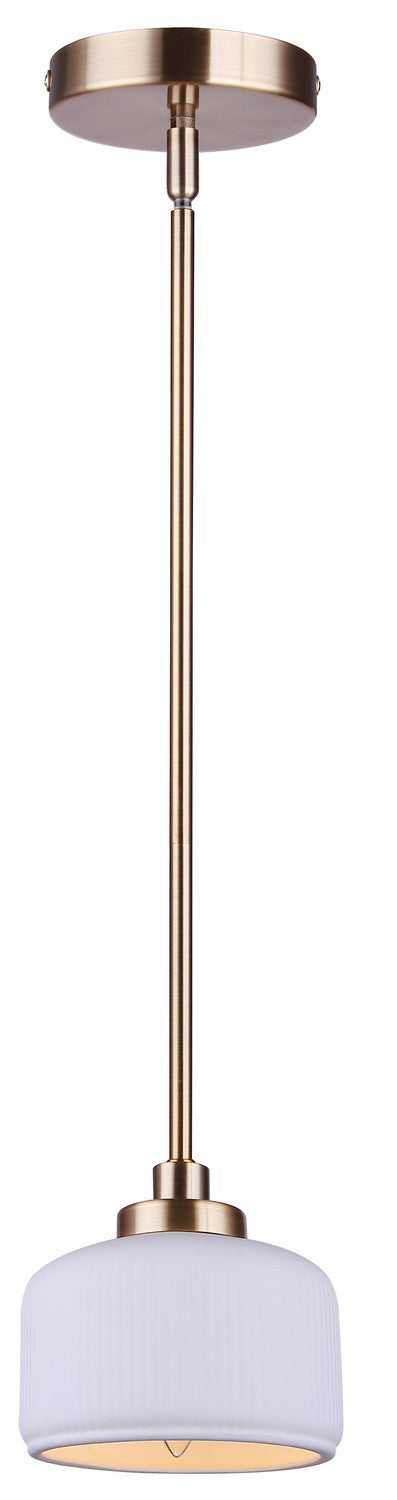 Clare One Light Pendant in Gold Canarm Canada