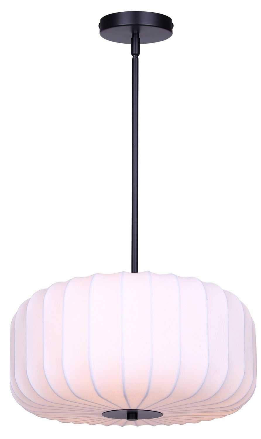 Elle Three Light Pendant in Matte Black Canarm Canada