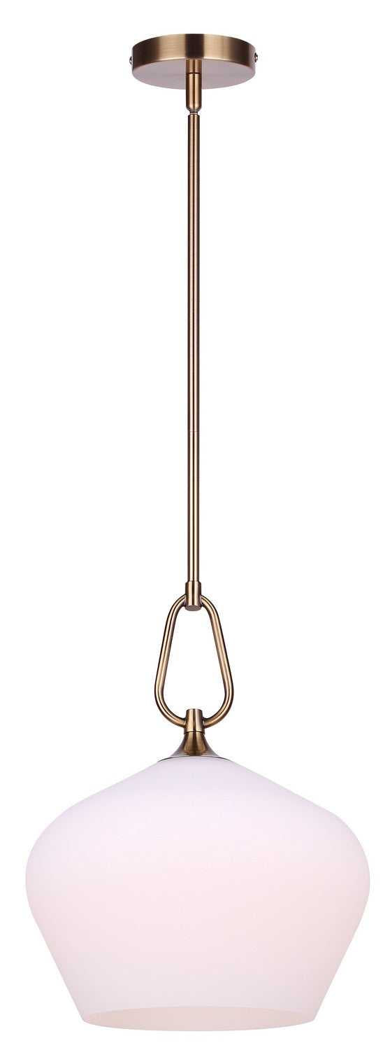Gia One Light Pendant in Gold Canarm Canada