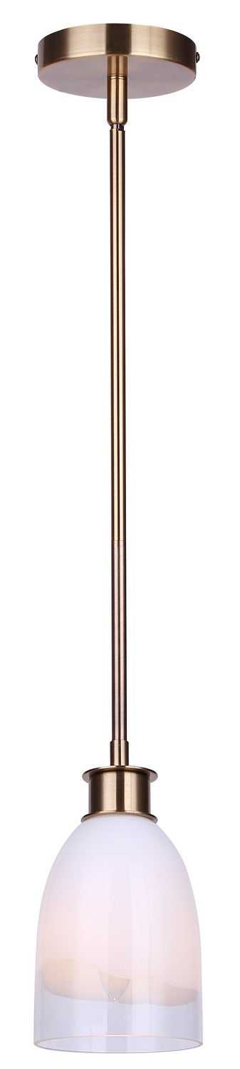 Rosie One Light Pendant in Gold Canarm Canada