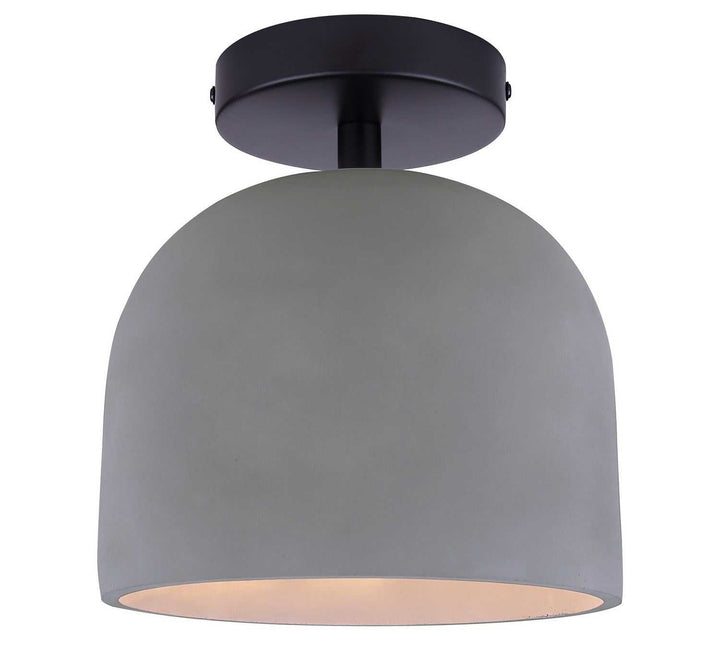 Jack One Light Semi-Flushmount in Matte Black Canarm Canada