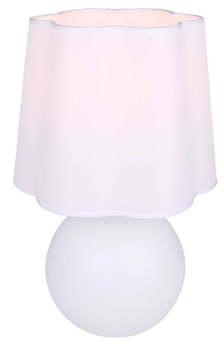 Melina One Light Table Lamp in Matte White Canarm Canada