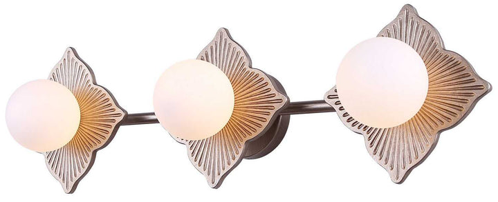 Gianna Three Light Vanity in Brushed Gold Canarm Canada