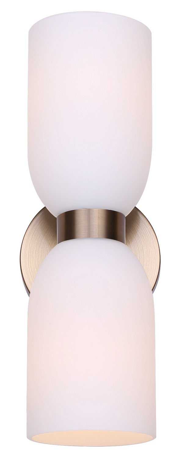 Darius Two Light Wall Fixture in Gold Canarm Canada