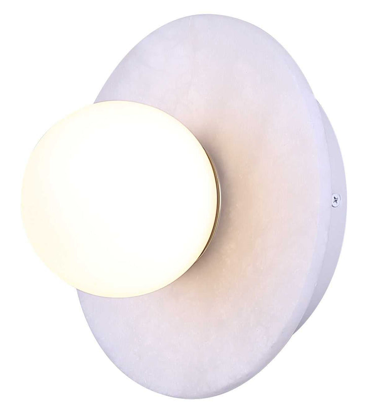 Fenn LED Wall Sconce in Gold/ Matte White Canarm Canada