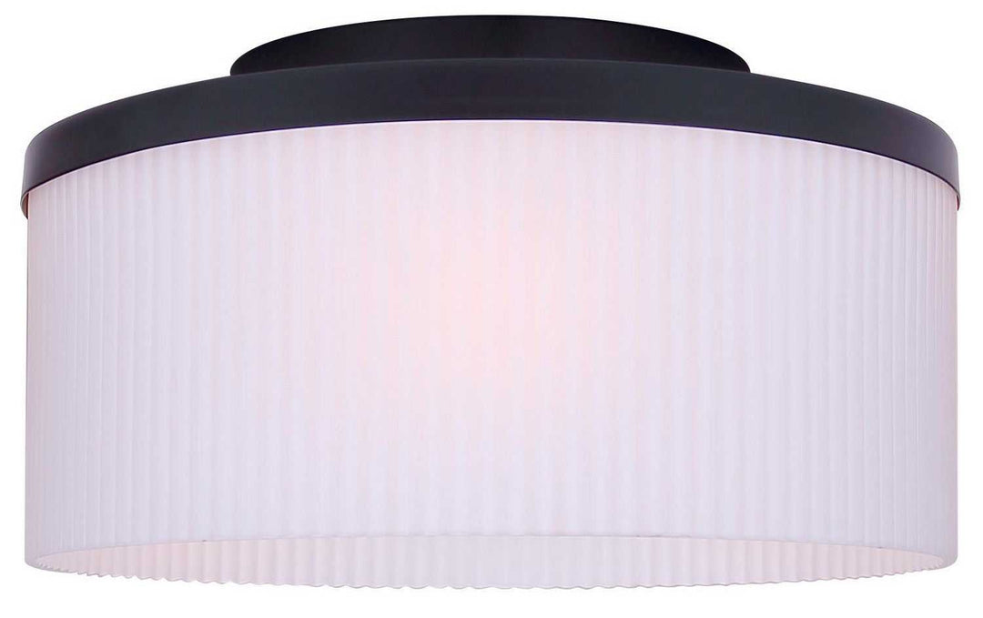 Kinslea Three Light Flush Mount in Matte Black Canarm Canada