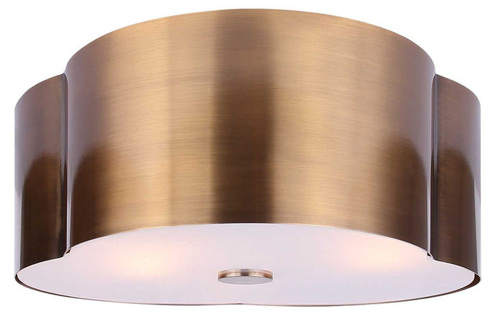 Etta LED Flush Mount in Gold Canarm Canada