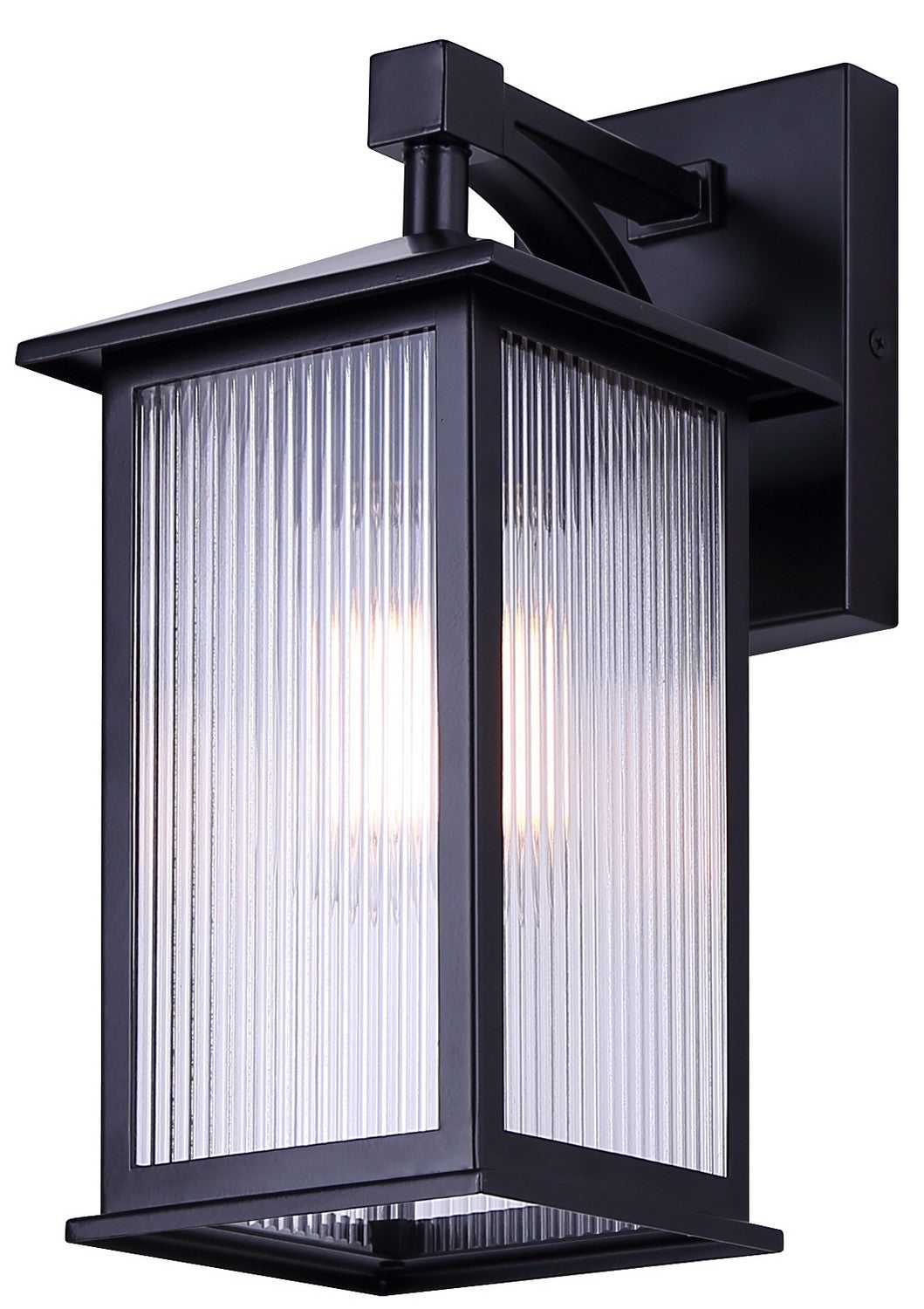 Fernie One Light Outdoor Down Light in Matte Black Canarm Canada