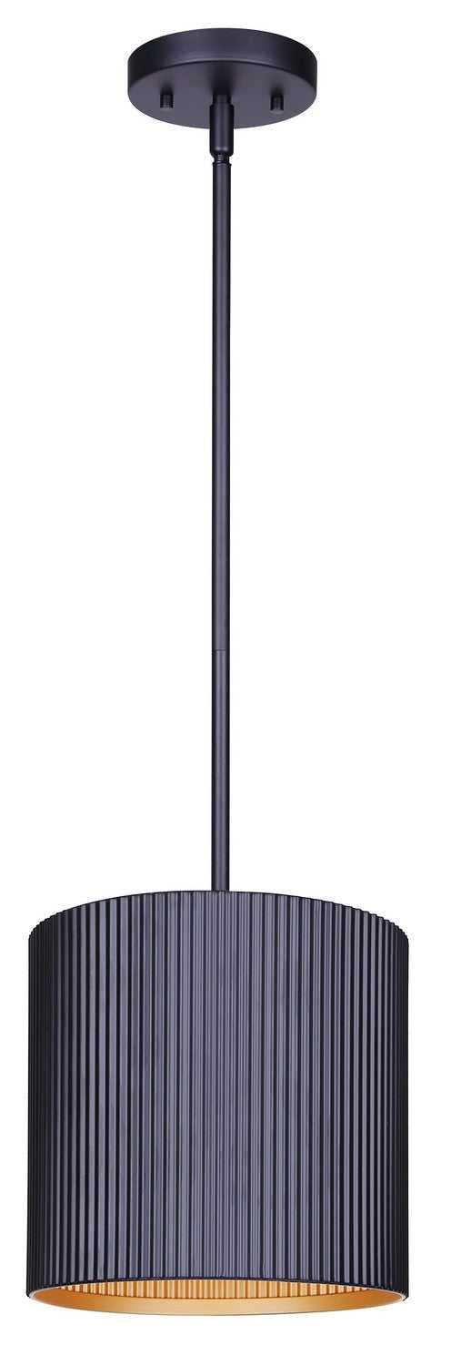Rexton One Light Pendant in Matte Black Canarm Canada