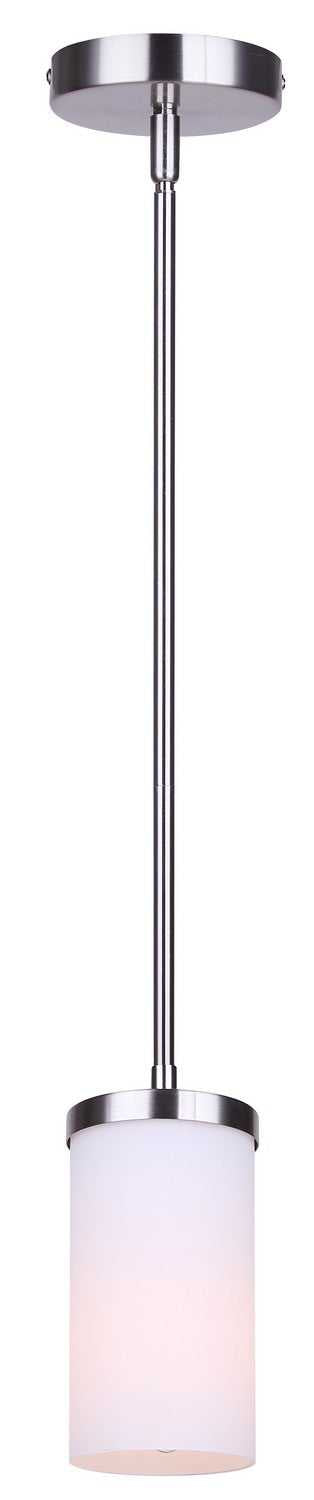 Britton One Light Pendant in Brushed Nickel Canarm Canada