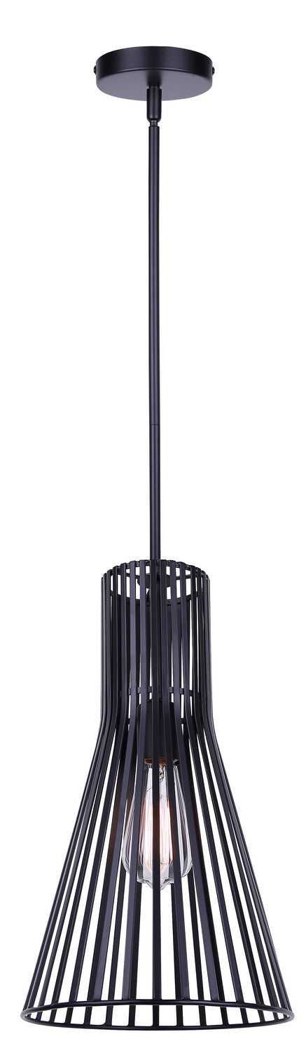 Elim One Light Pendant in Matte Black Canarm Canada