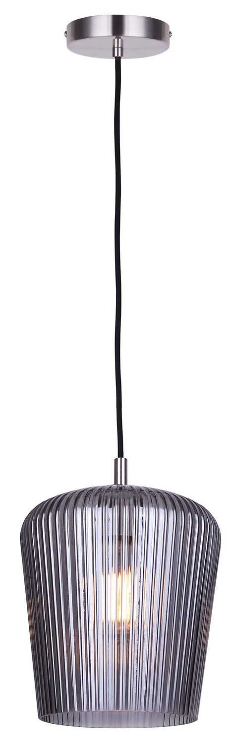 Leandro One Light Pendant in Brushed Nickel Canarm Canada