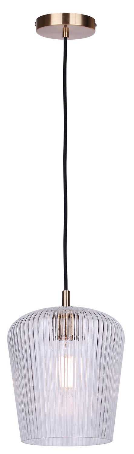 Leandro One Light Pendant in Gold Canarm Canada