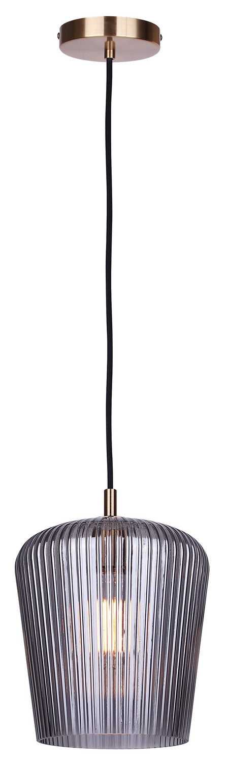 Leandro One Light Pendant in Gold Canarm Canada