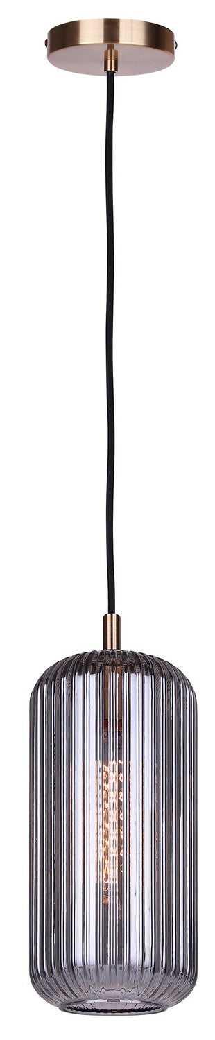 Malek One Light Pendant in Gold Canarm Canada