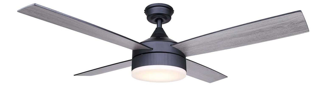 Aurova 52" Ceiling Fan in Matte Black Canarm Canada