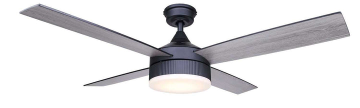 Aurova 52" Ceiling Fan in Matte Black Canarm Canada
