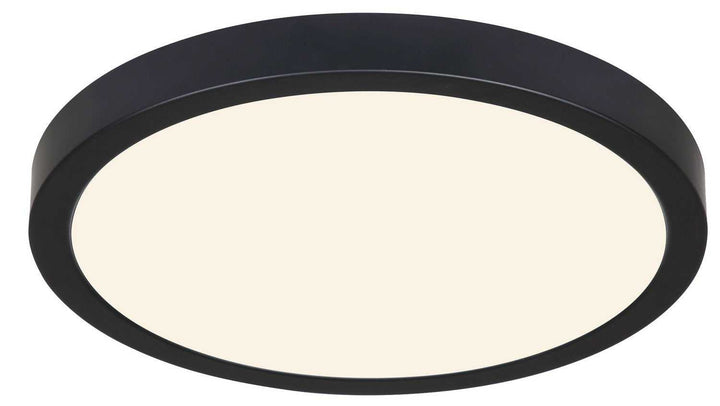 Dl-11F-25Dcw LED Flush Mount in Matte Black Canarm Canada