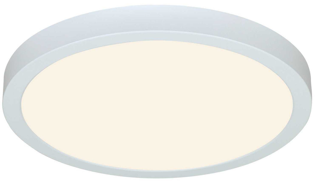 Dl-11F-25Dcw LED Flush Mount in White Canarm Canada