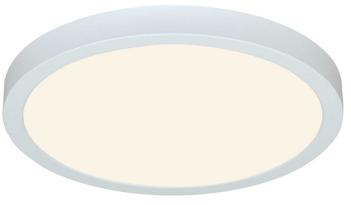 Dl-11F-25Dcw LED Flush Mount in White Canarm Canada