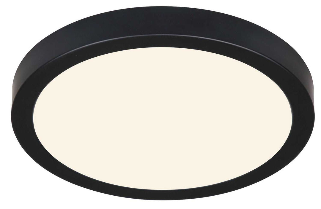 Dl-9F-20Dcw LED Flush Mount in Matte Black Canarm Canada
