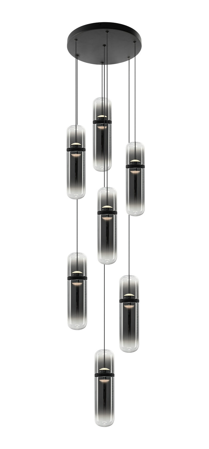Matteo Canada - C32607MBSM - LED Pendant - Amulet - Matte Black