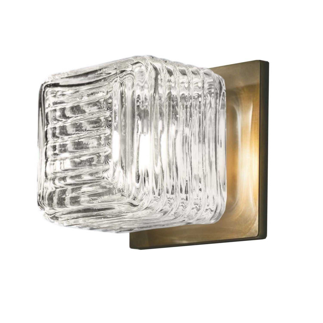 Dainolite Canada - BKY-51W-AGB-CLR - One Light Wall Sconce - Berkley - Clear