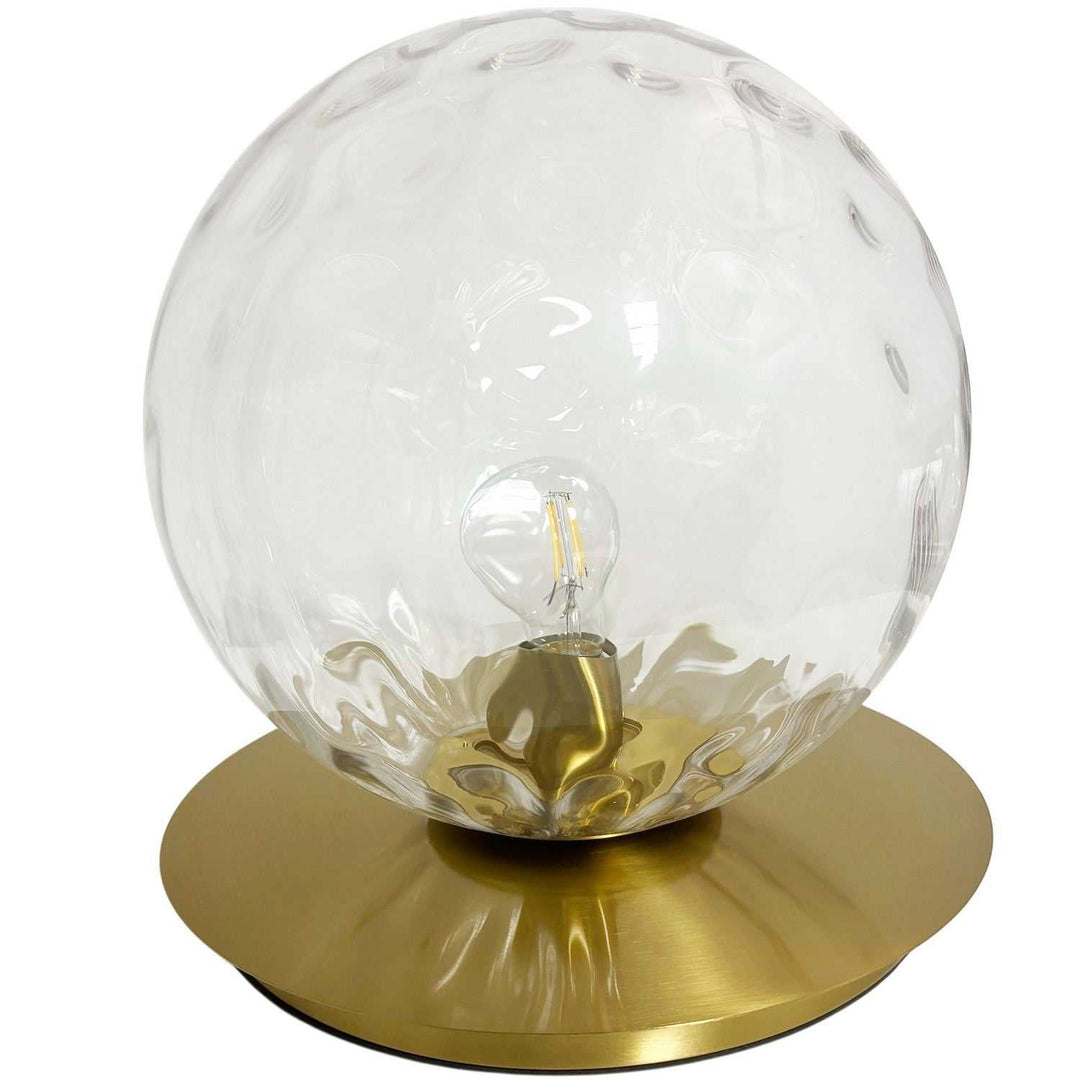 Dainolite Canada - BUR-131T-AGB-CLR - One Light Table Lamp - Burlat - Clear