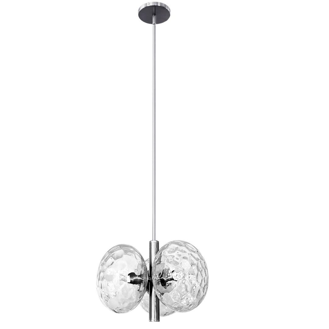 Dainolite Canada - BUR-133P-PC-CLR - Three Light Pendant - Burlat - Clear