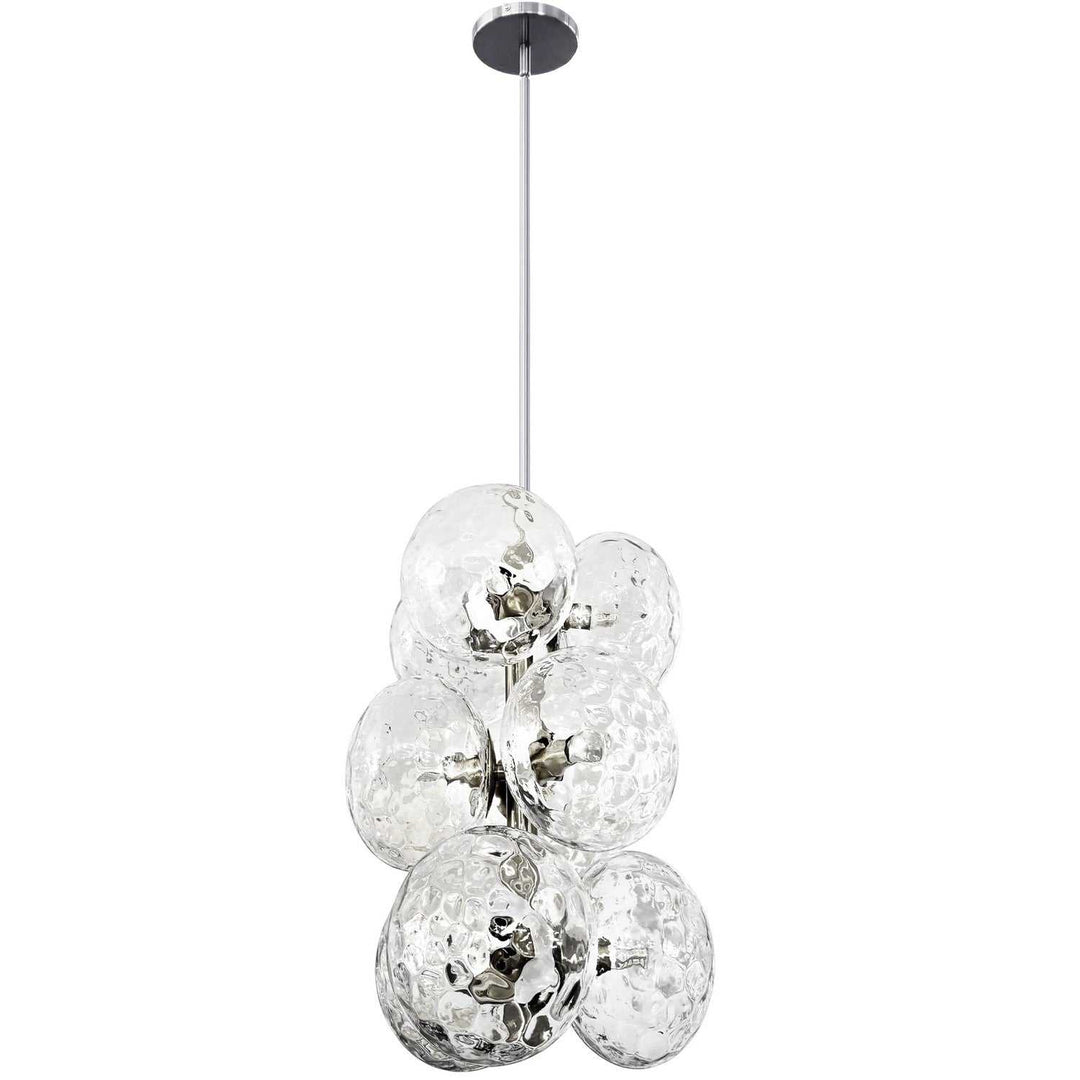 Dainolite Canada - BUR-139P-PC-CLR - Nine Light Pendant - Burlat - Clear